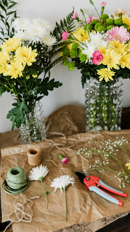 Atelier floral en Basse-Normandie